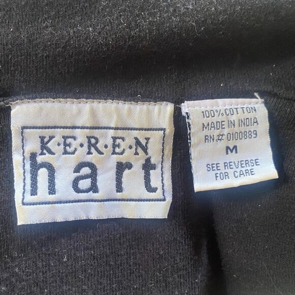 Vintage 1990s KAREN HART Galloping Horses print Track Jacket *MEDIUM* - Picture 6 of 6